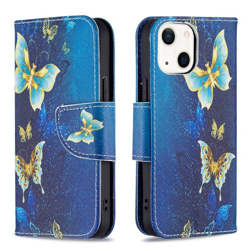 Kotelot iPhone 13 Mini Perhosten Kuninkaat