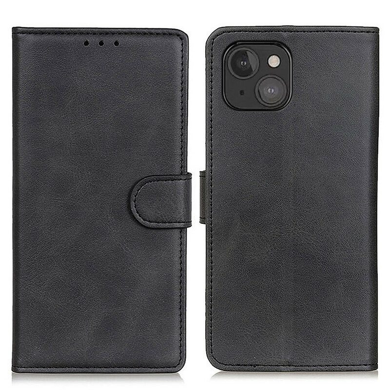 Kotelot iPhone 13 Mini Retro Mattanahkaefekti