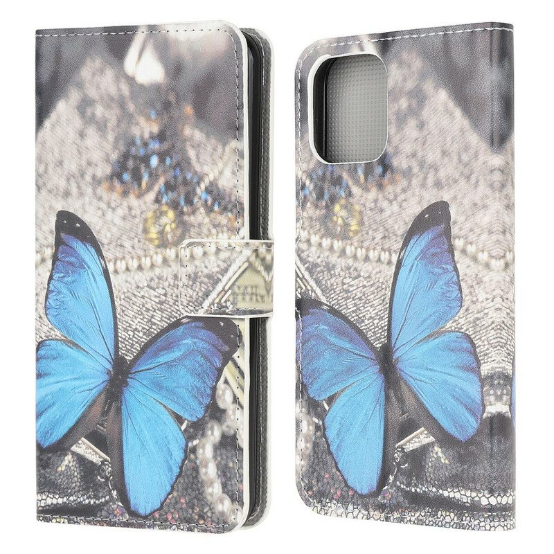Kotelot iPhone 13 Mini Sininen Perhonen