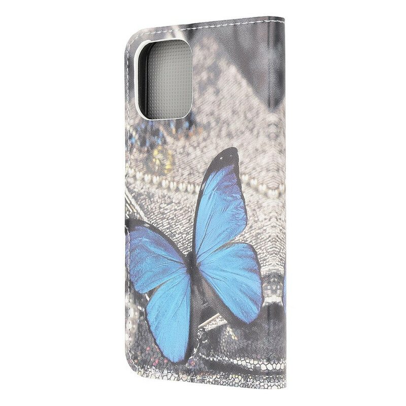 Kotelot iPhone 13 Mini Sininen Perhonen
