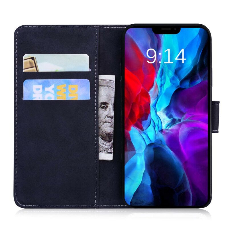 Kotelot iPhone 13 Mini Tyylikäs Nahka Couture