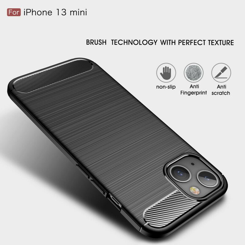 Kuori iPhone 13 Mini Harjattua Hiilikuitua