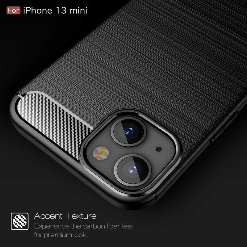 Kuori iPhone 13 Mini Harjattua Hiilikuitua
