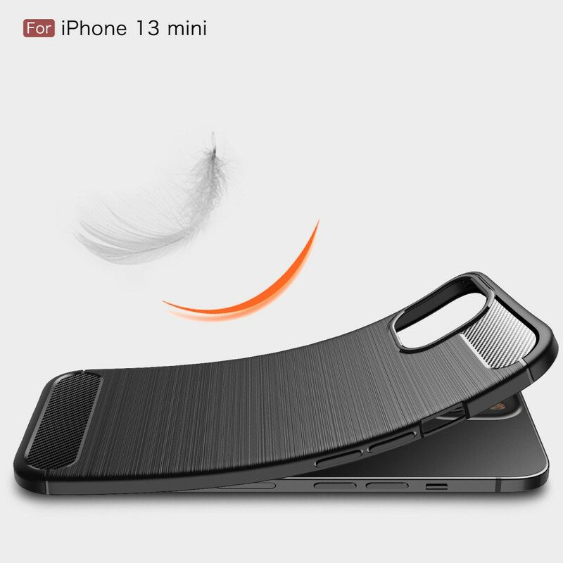 Kuori iPhone 13 Mini Harjattua Hiilikuitua