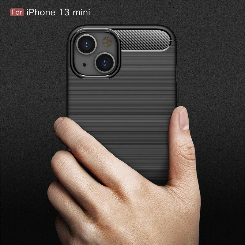 Kuori iPhone 13 Mini Harjattua Hiilikuitua