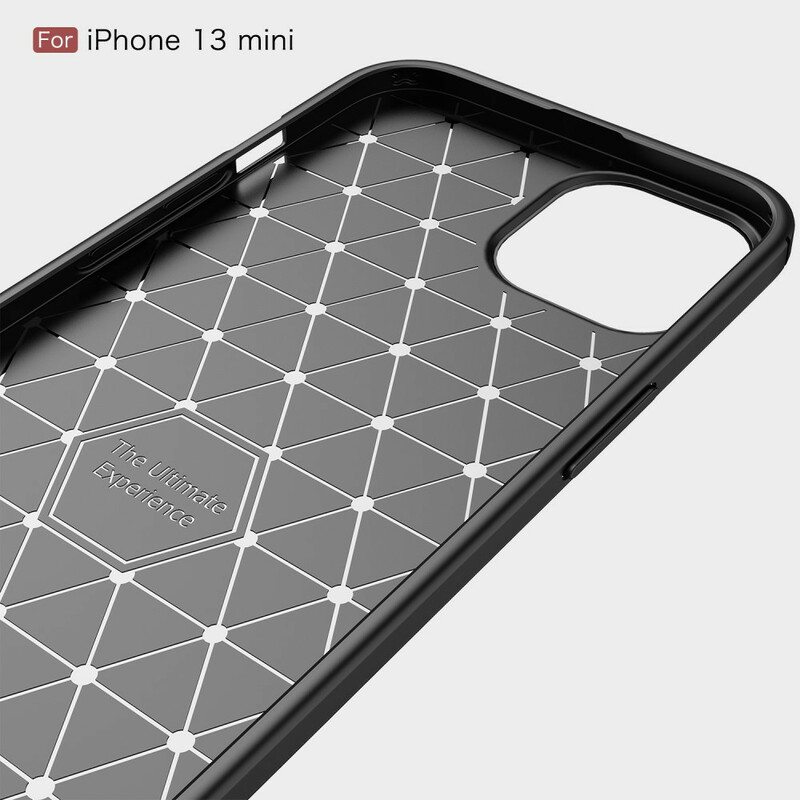 Kuori iPhone 13 Mini Harjattua Hiilikuitua