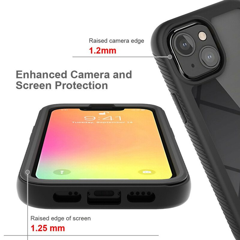 Kuori iPhone 13 Mini Hybridimuotoiset Silikonireunat