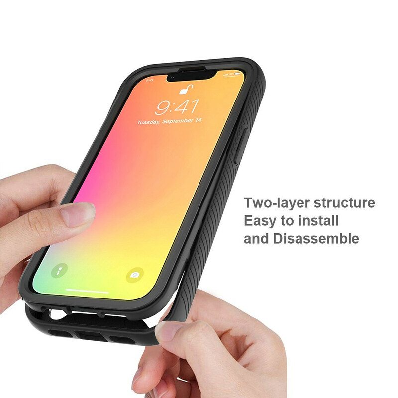 Kuori iPhone 13 Mini Hybridimuotoiset Silikonireunat