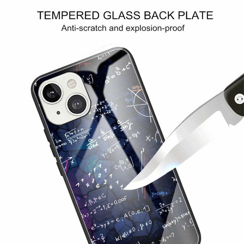 Kuori iPhone 13 Mini Karkaistu Lasi Matemaattiset Laskelmat