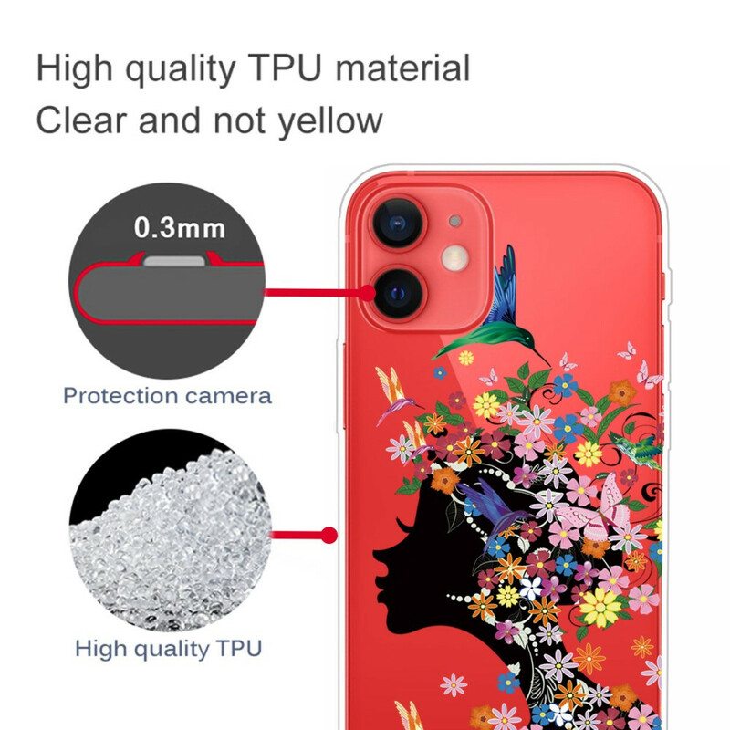 Kuori iPhone 13 Mini Kaunis Kukkapää