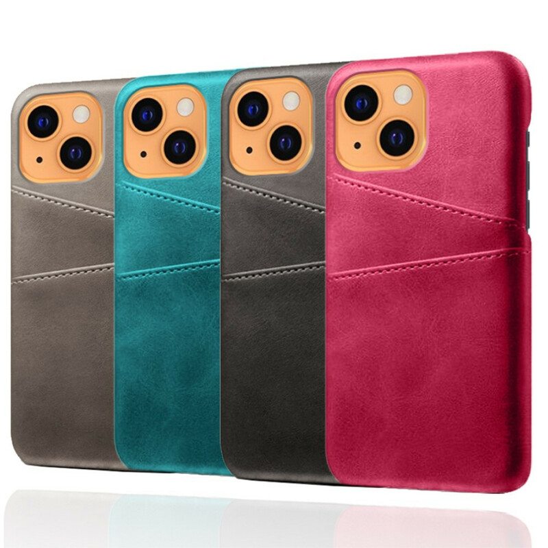 Kuori iPhone 13 Mini Ksq-korttikotelo