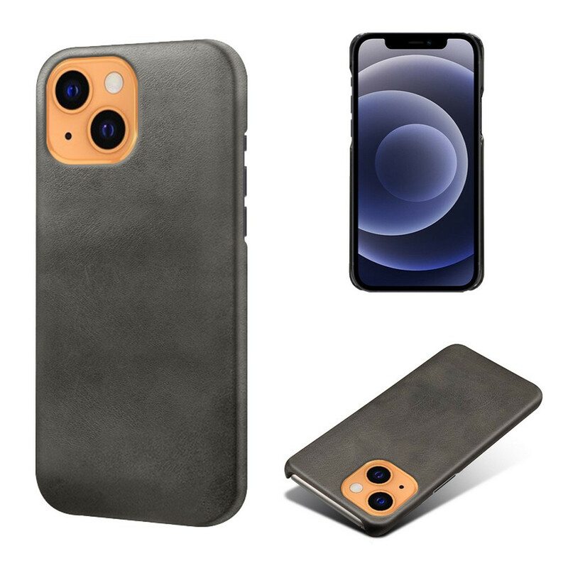 Kuori iPhone 13 Mini Ksq-nahkaefekti