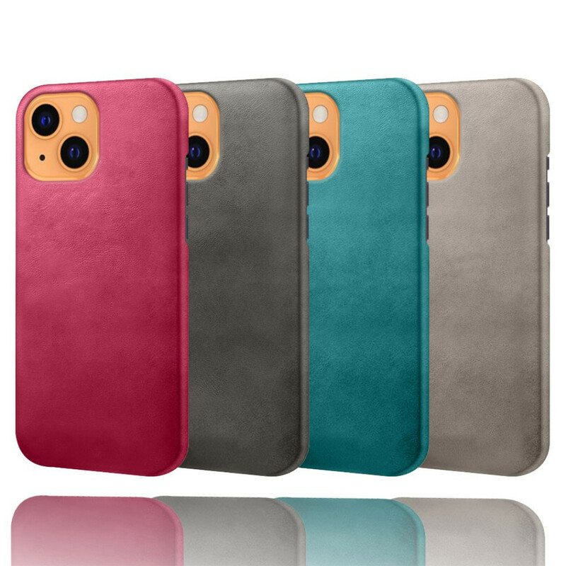 Kuori iPhone 13 Mini Ksq-nahkaefekti