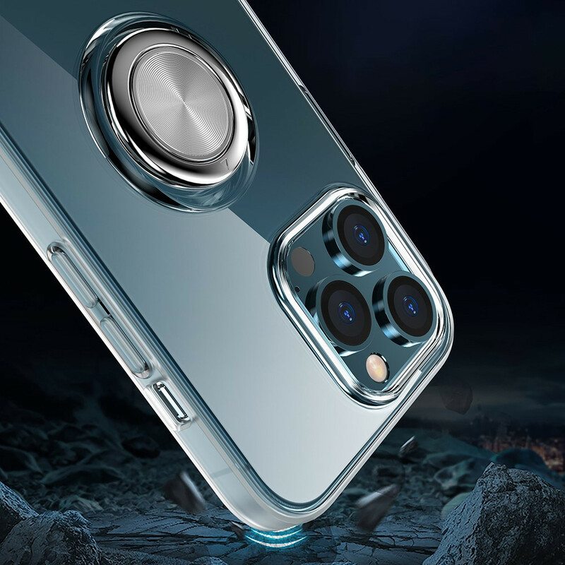 Kuori iPhone 13 Mini Läpinäkyvä Rengastuella