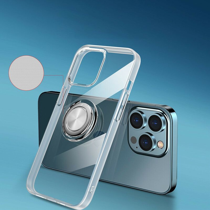 Kuori iPhone 13 Mini Läpinäkyvä Rengastuella
