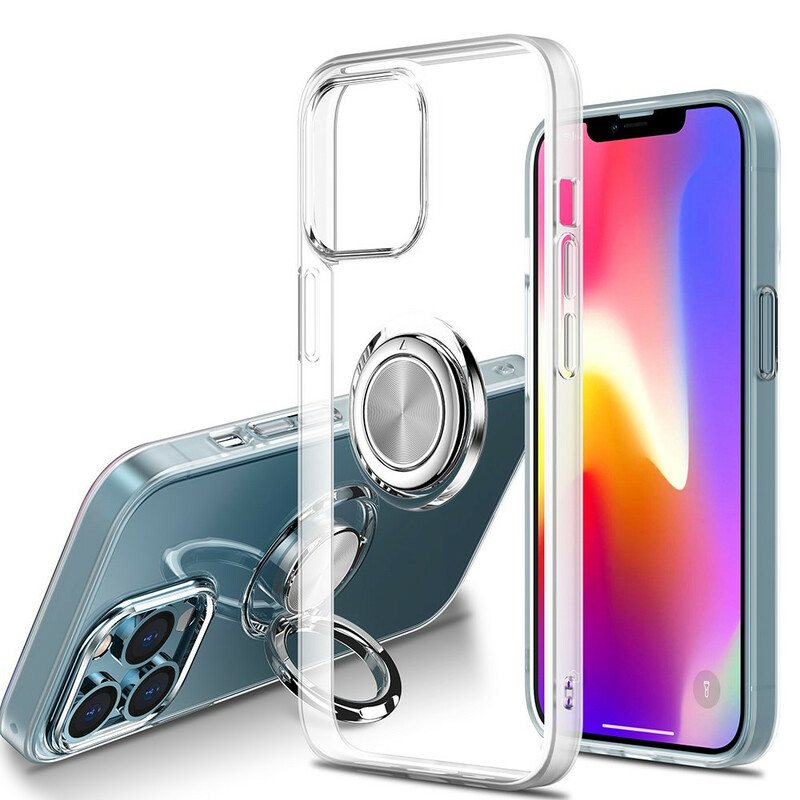 Kuori iPhone 13 Mini Läpinäkyvä Rengastuella