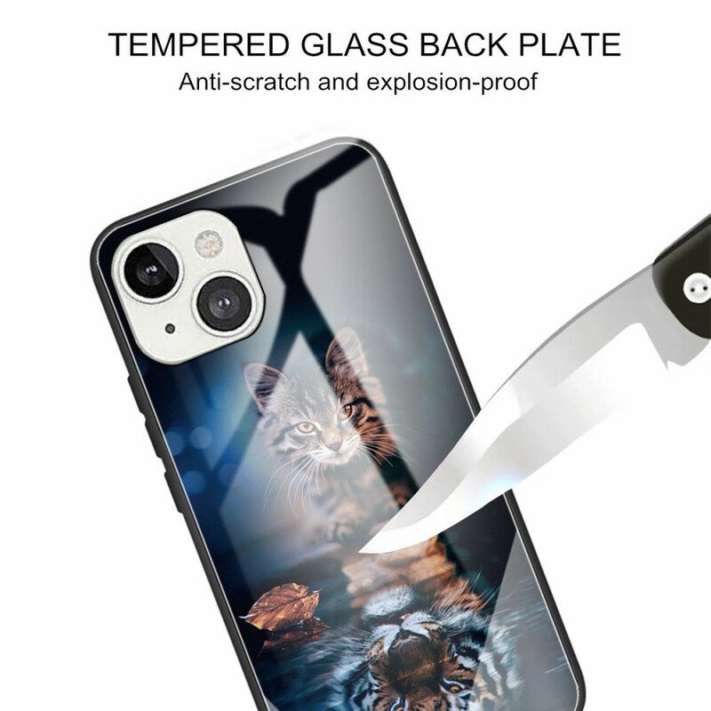 Kuori iPhone 13 Mini My Tiger Tempered Glass