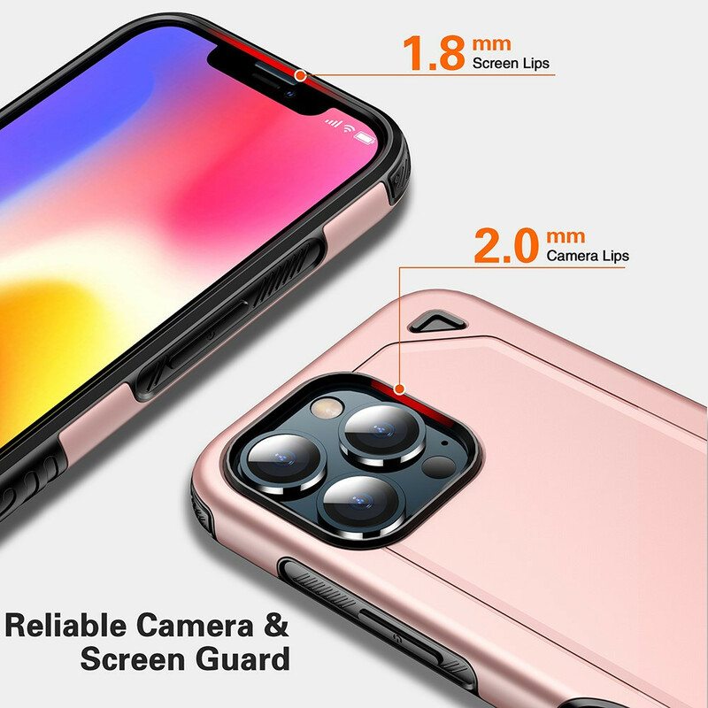 Kuori iPhone 13 Mini Panssarimetalliefekti