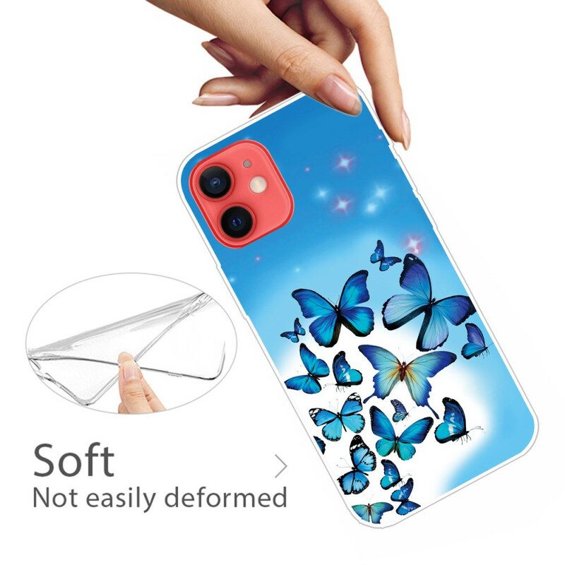 Kuori iPhone 13 Mini Perhoset Perhoset