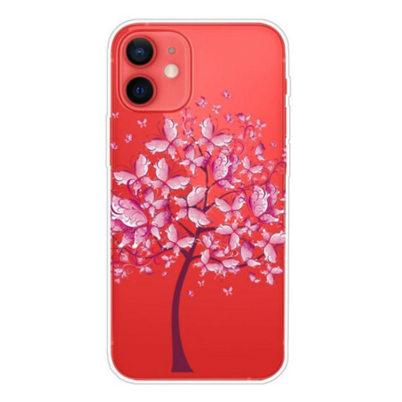 Kuori iPhone 13 Mini Pinkki Puun Latva
