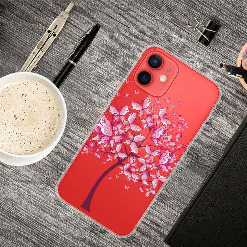 Kuori iPhone 13 Mini Pinkki Puun Latva