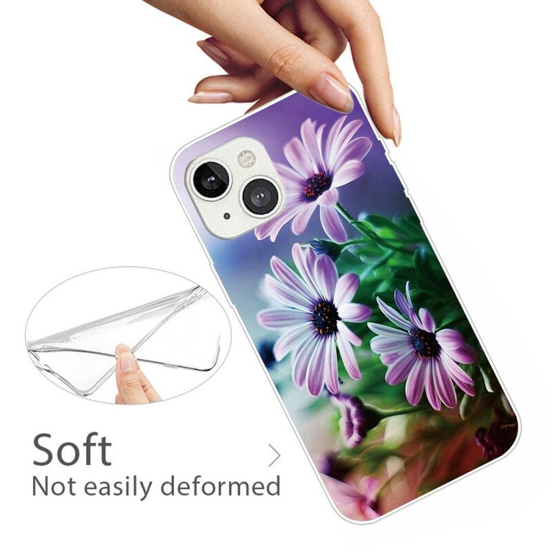 Kuori iPhone 13 Mini Realistisia Kukkia