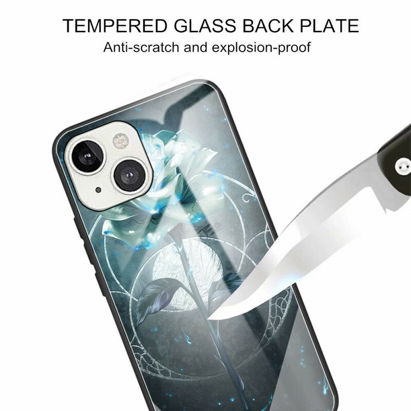Kuori iPhone 13 Mini Ruusunvihreä Karkaistu Lasi