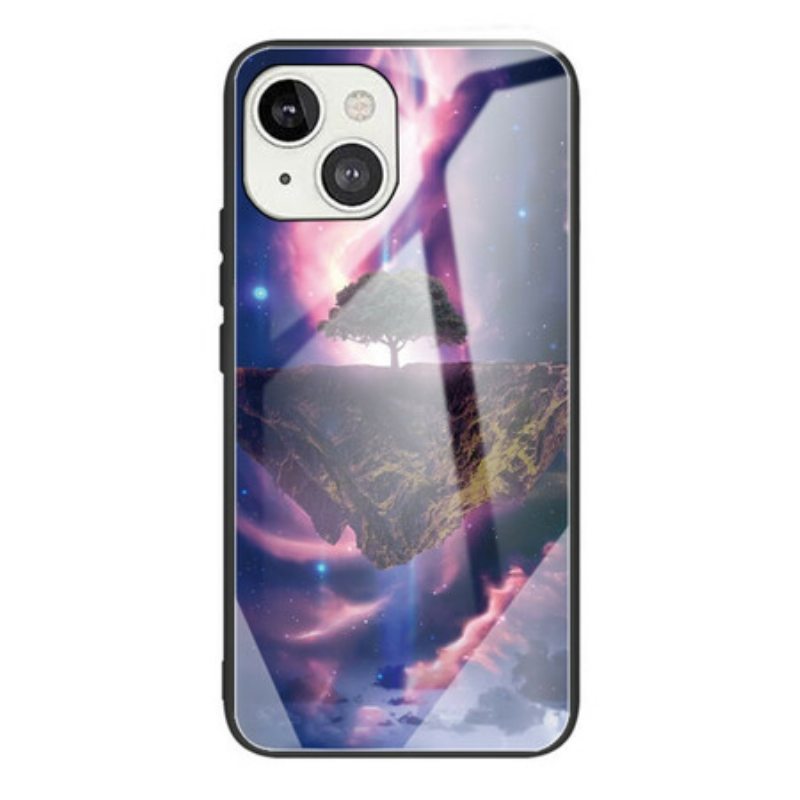 Kuori iPhone 13 Mini World Tree Karkaistu Lasi