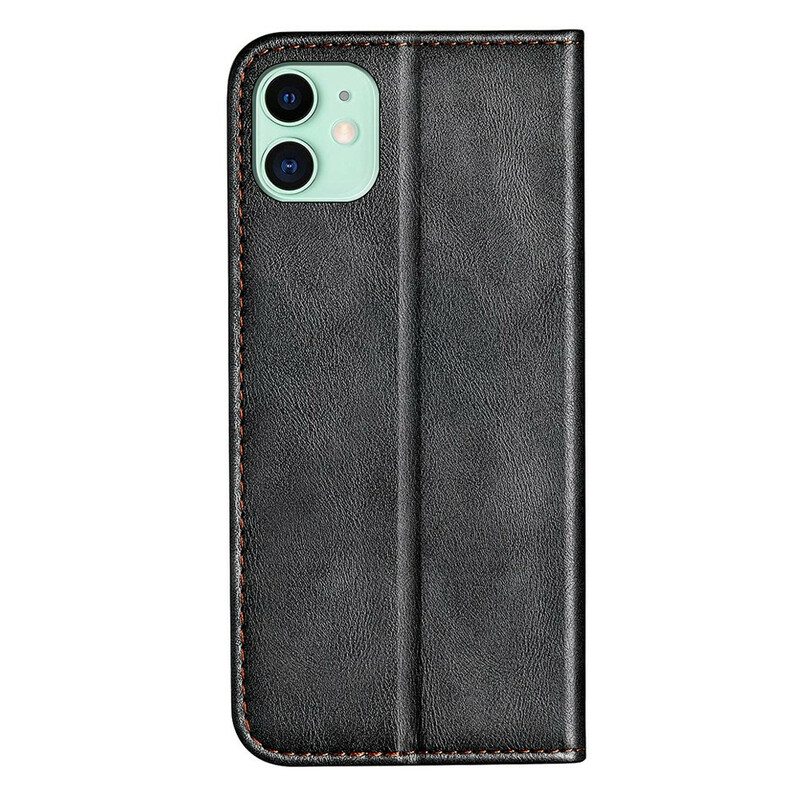 Puhelinkuoret iPhone 13 Mini Kotelot Flip Kaksisävyinen Nahkaefekti