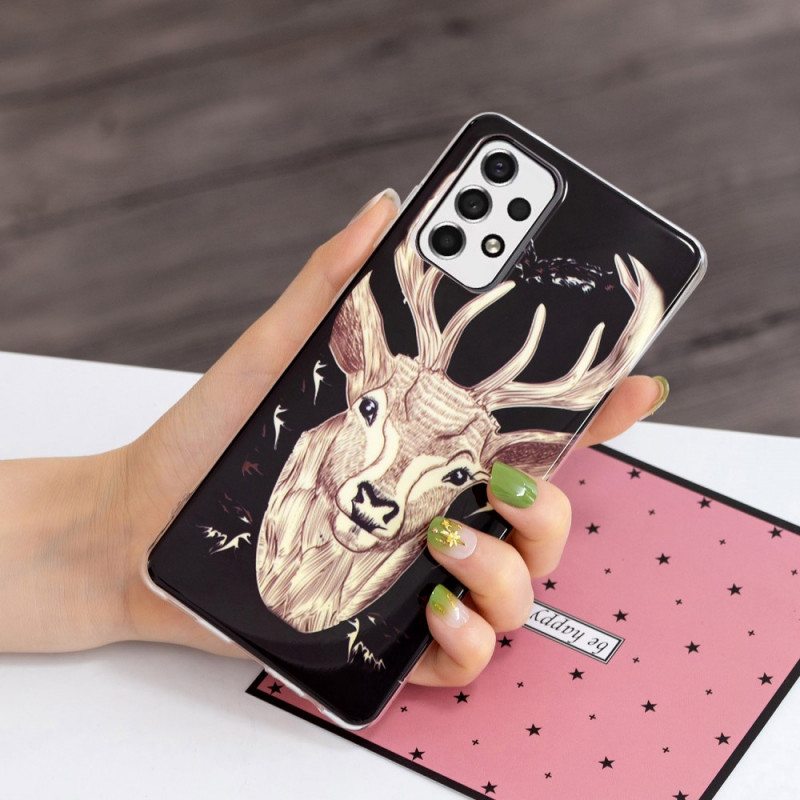 Case Samsung Galaxy A33 5G Fluoresoiva Majestic Deer