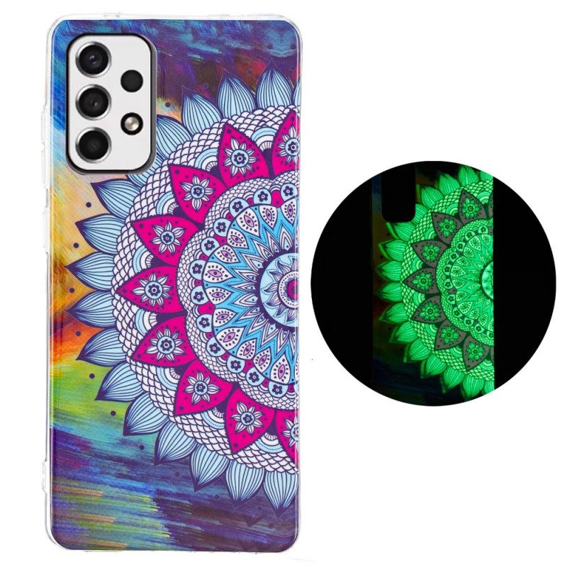 Case Samsung Galaxy A33 5G Fluoresoiva Värillinen Mandala