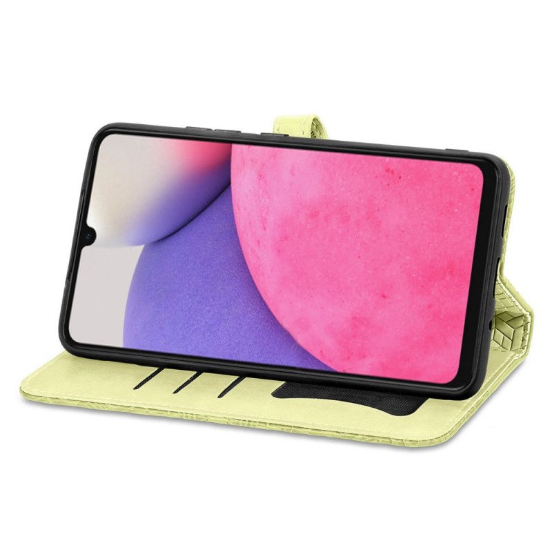 Flip Case Samsung Galaxy A33 5G Heimojen Lehdet
