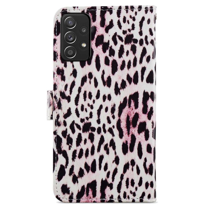 Flip Case Samsung Galaxy A33 5G Leopardi Kuvio