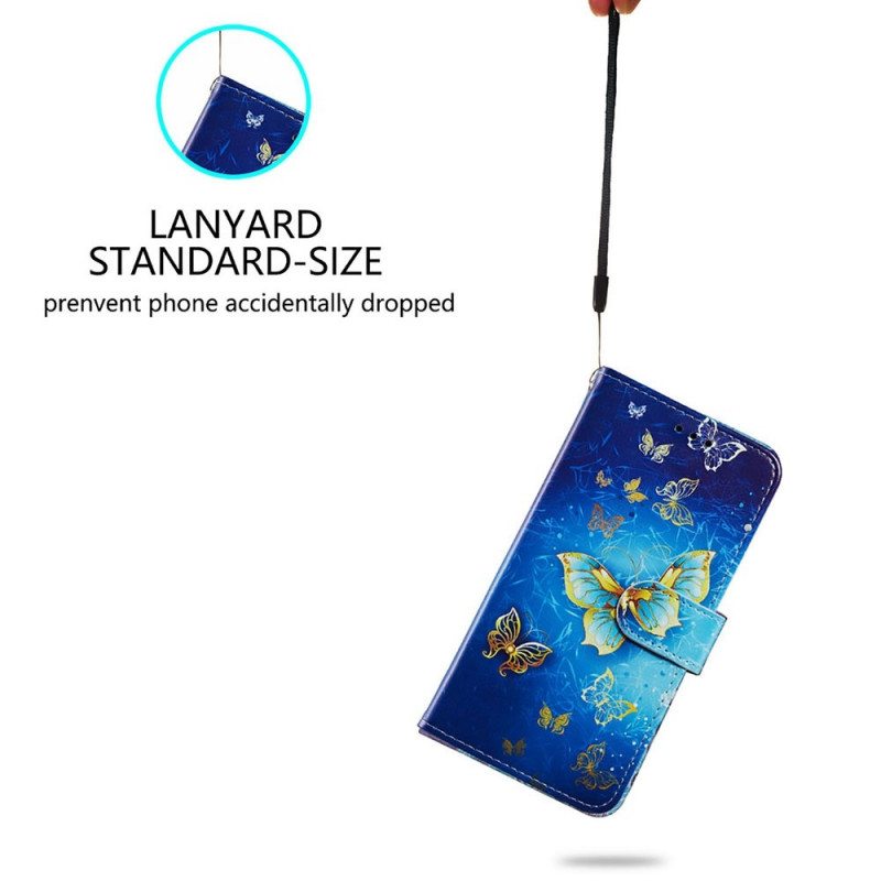 Flip Case Samsung Galaxy A33 5G Perhosten Lento