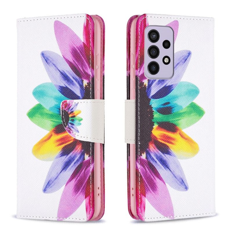 Kotelot Samsung Galaxy A33 5G Akvarelli Kukka
