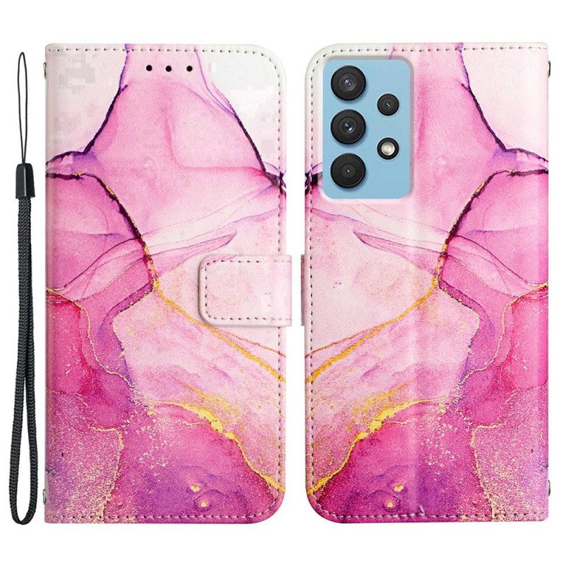 Kotelot Samsung Galaxy A33 5G Marmori Kaulanauhalla