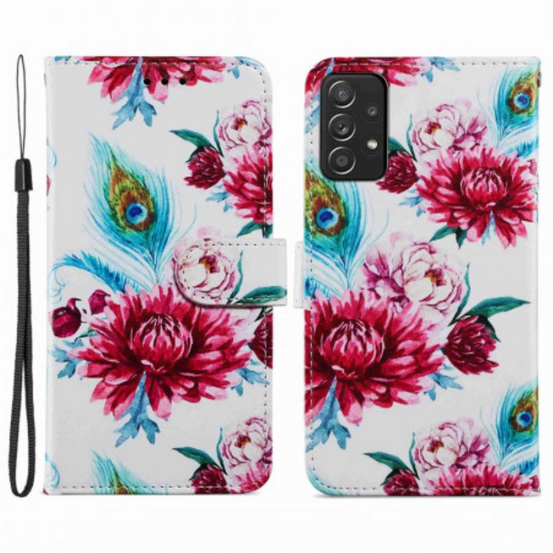 Kotelot Samsung Galaxy A33 5G Voimakkaat Kukat