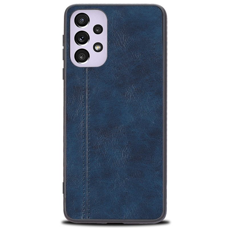 Kuori Samsung Galaxy A33 5G Couture-nahkaefekti