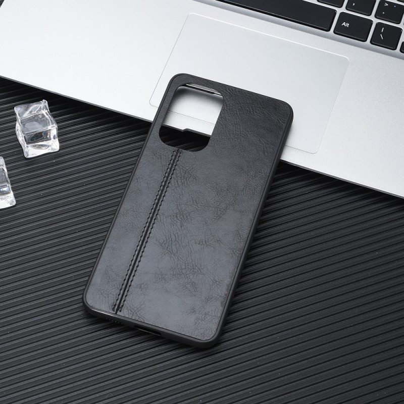 Kuori Samsung Galaxy A33 5G Couture-nahkaefekti