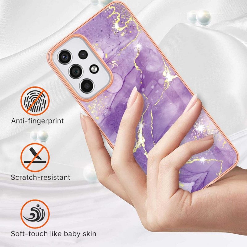 Kuori Samsung Galaxy A33 5G Joustava Silikonimarmori