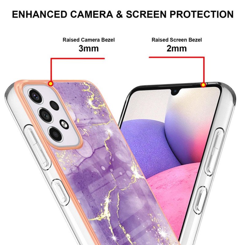 Kuori Samsung Galaxy A33 5G Joustava Silikonimarmori