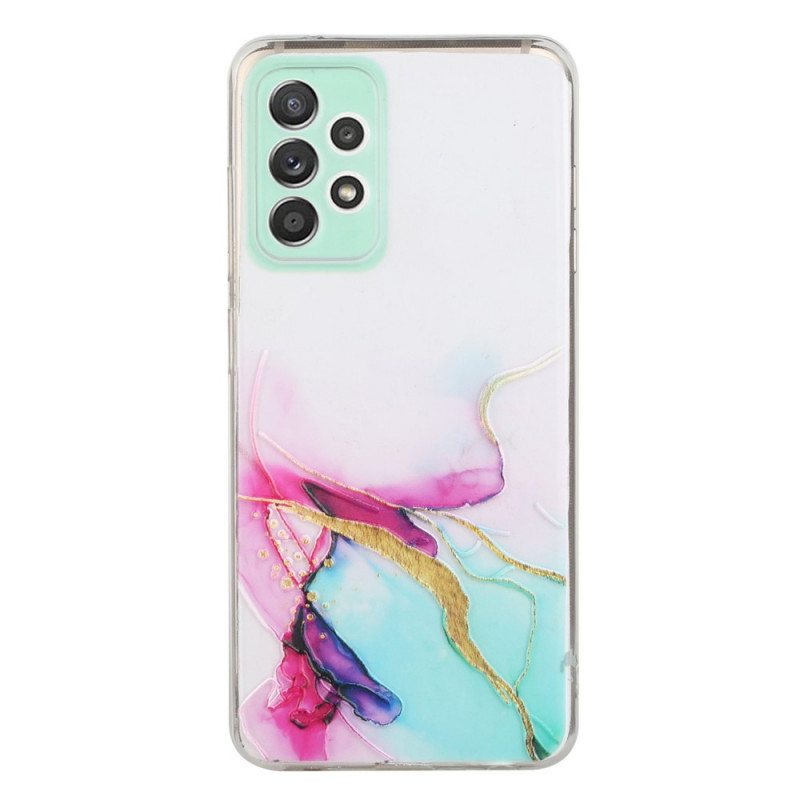 Kuori Samsung Galaxy A33 5G Silikonimarmoriefekti