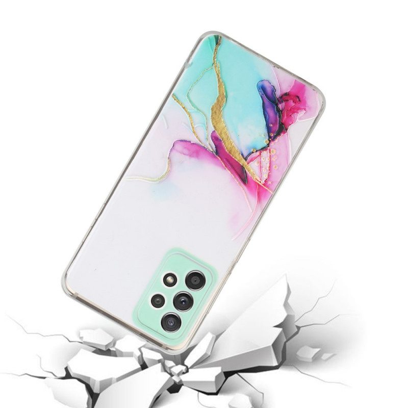 Kuori Samsung Galaxy A33 5G Silikonimarmoriefekti