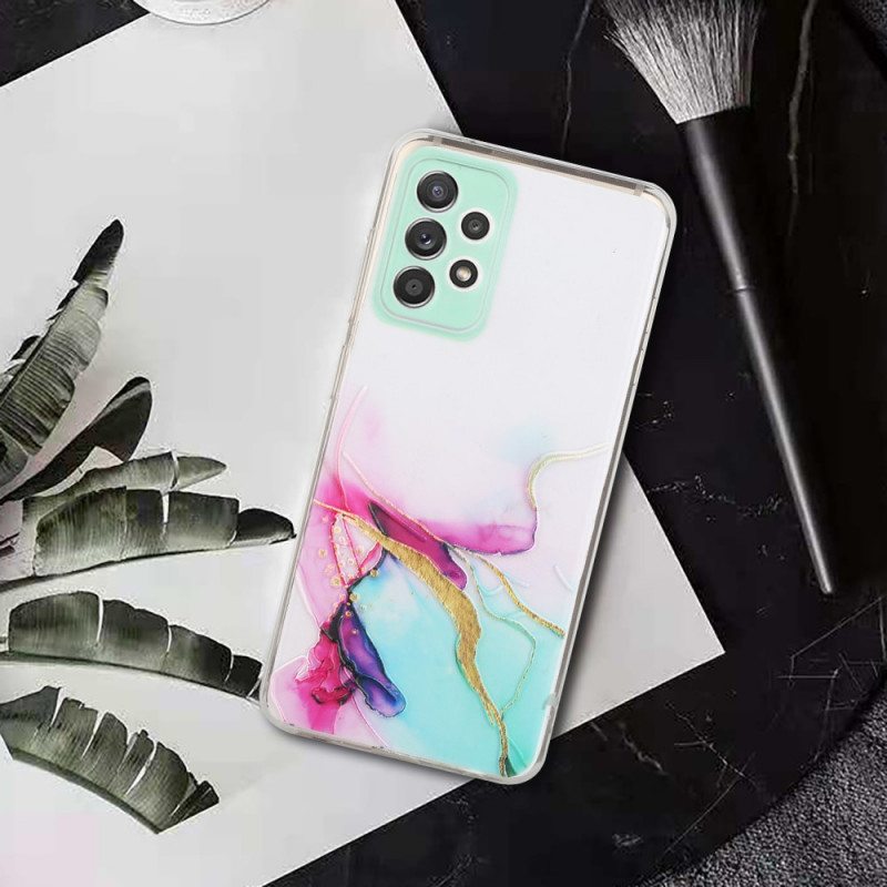 Kuori Samsung Galaxy A33 5G Silikonimarmoriefekti