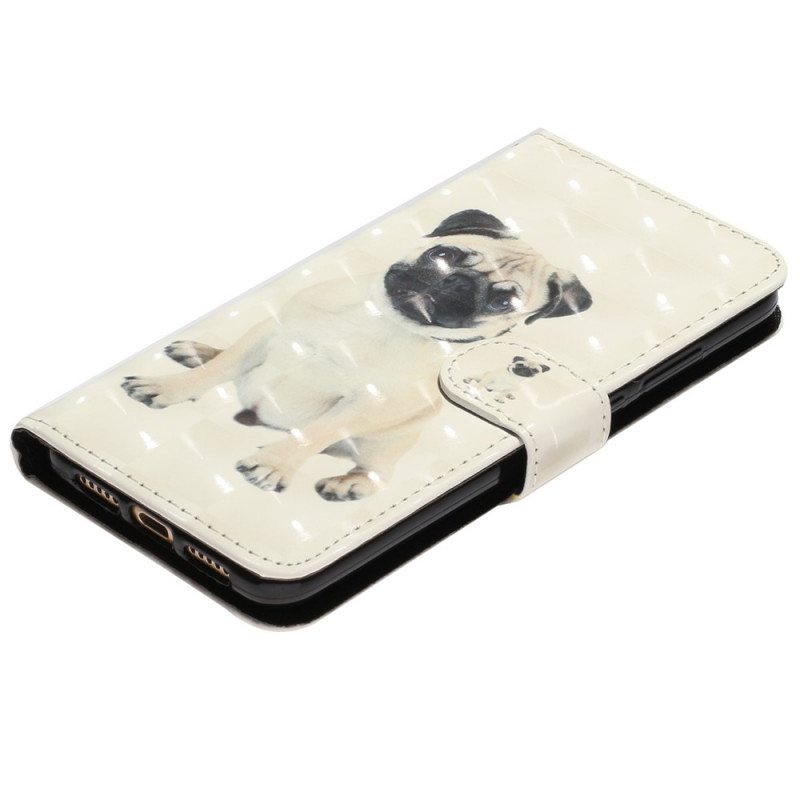 Nahkakotelo Samsung Galaxy A33 5G Suojaketju Kuori Thong Koira