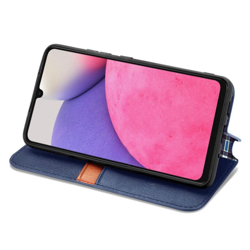 Puhelinkuoret Samsung Galaxy A33 5G Kotelot Flip 3d Kuutiot