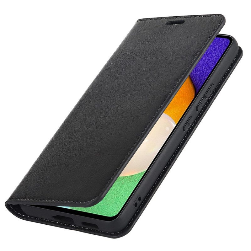 Puhelinkuoret Samsung Galaxy A33 5G Kotelot Flip Aito Nahka