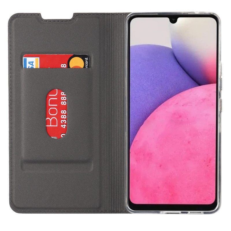 Puhelinkuoret Samsung Galaxy A33 5G Kotelot Flip Erittäin Hieno Nahkatyyli