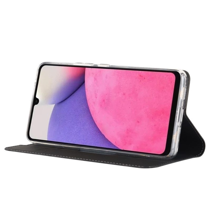 Puhelinkuoret Samsung Galaxy A33 5G Kotelot Flip Erittäin Hieno Nahkatyyli