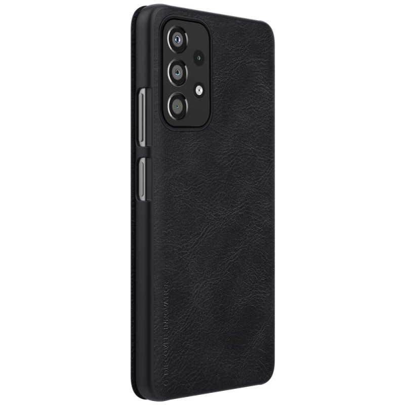 Puhelinkuoret Samsung Galaxy A33 5G Kotelot Flip Nillkin Qin -sarja